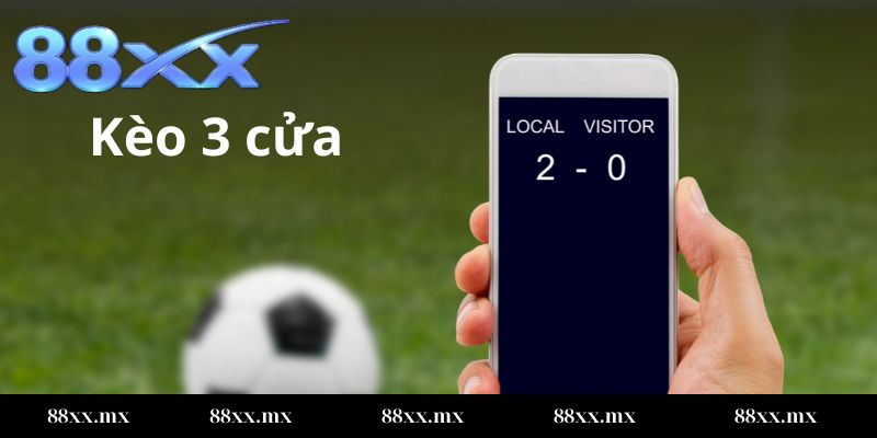 Cách đọc kèo cược chấp 3 chiều tại 88XX